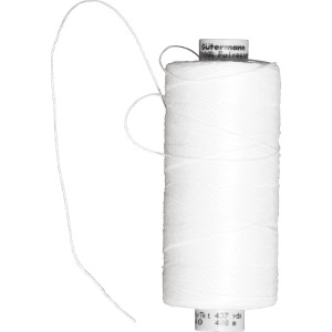 Weiße Floracord Nähgarn-Rolle für Sonnensegel, 400m, UV-stabil.