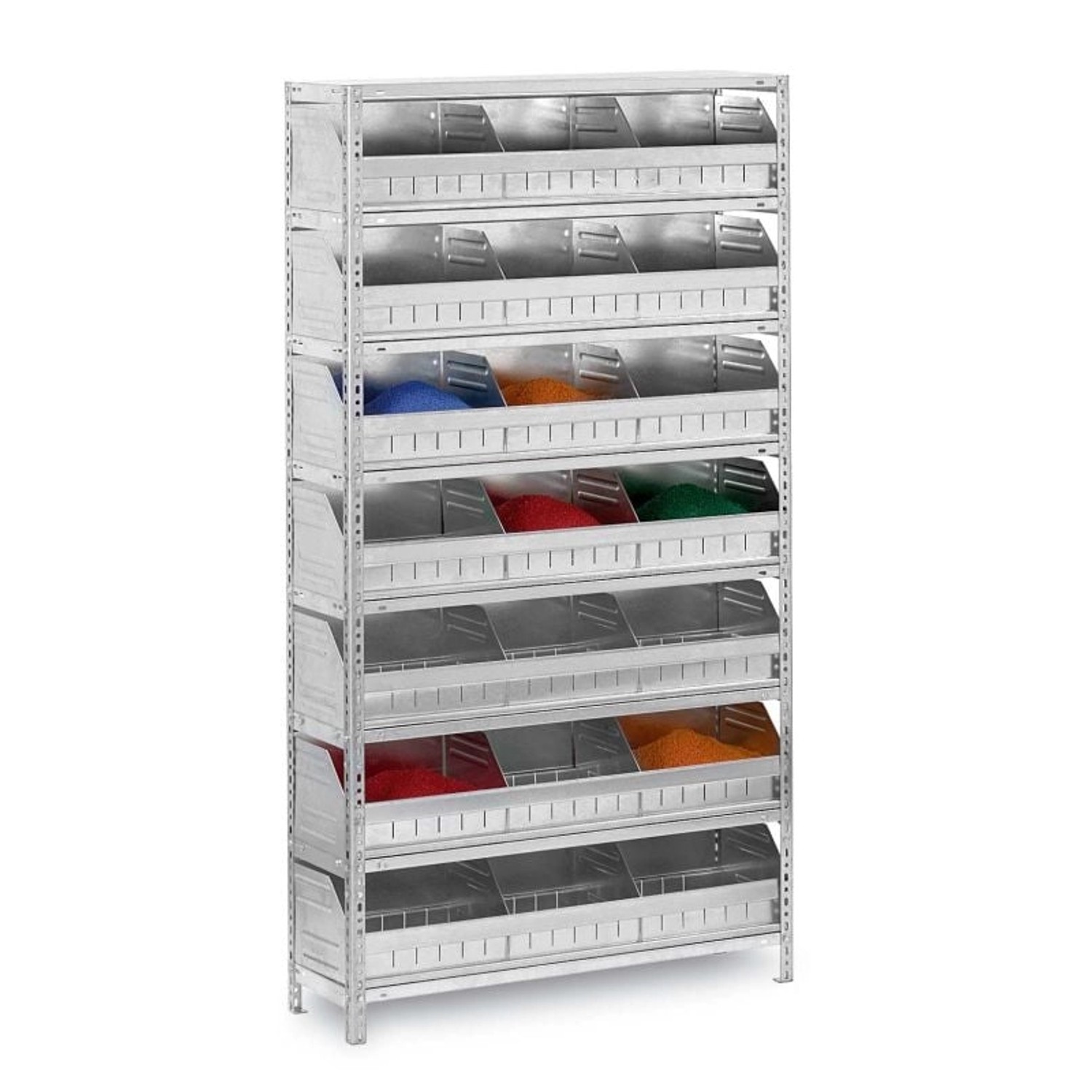 PROREGAL Schüttgutregal Schraubsystem Grundregal HxBxT 185 x 100 x 30 cm 8 günstig online kaufen