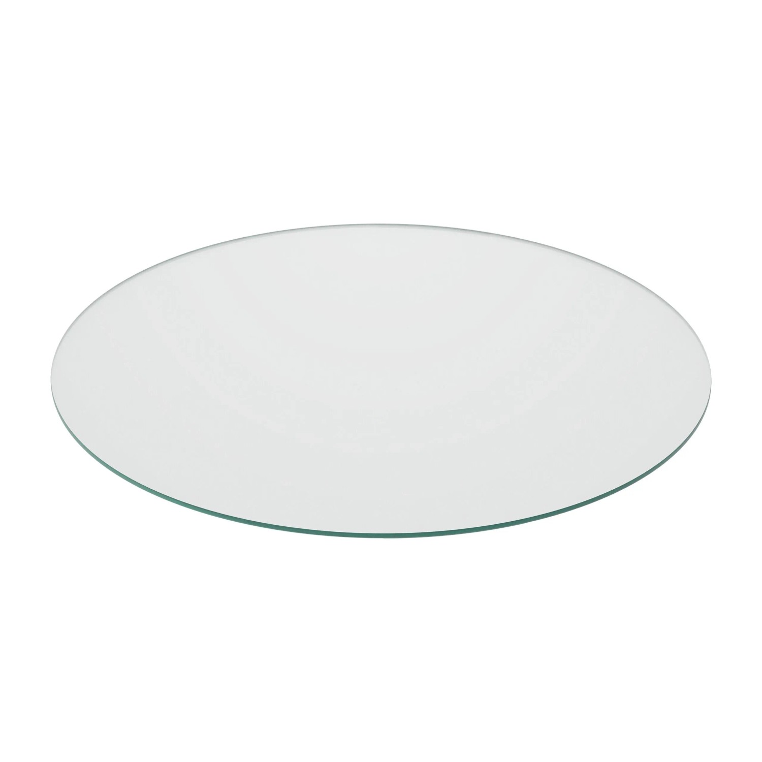 Relaxdays Glasplatte ESG Transparent 8 mm Stärke 90 cm Durchmesser