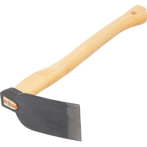 LUX Blatthacke Mini für Gartenarbeit: Hacke mit Eschenstiel zum Lockern von Böden.