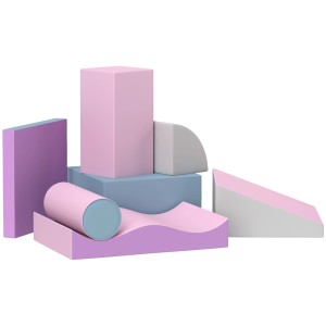 HOMCOM Softbausteine für Kinder: Mehrfarbiges Set aus Schaumstoff für kreatives Spielen.