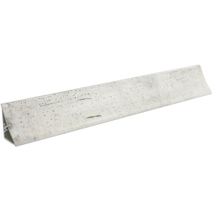 Westag Wandabschlussleiste Plus, 410 cm, Beton Weiß, für Arbeitsplatten.