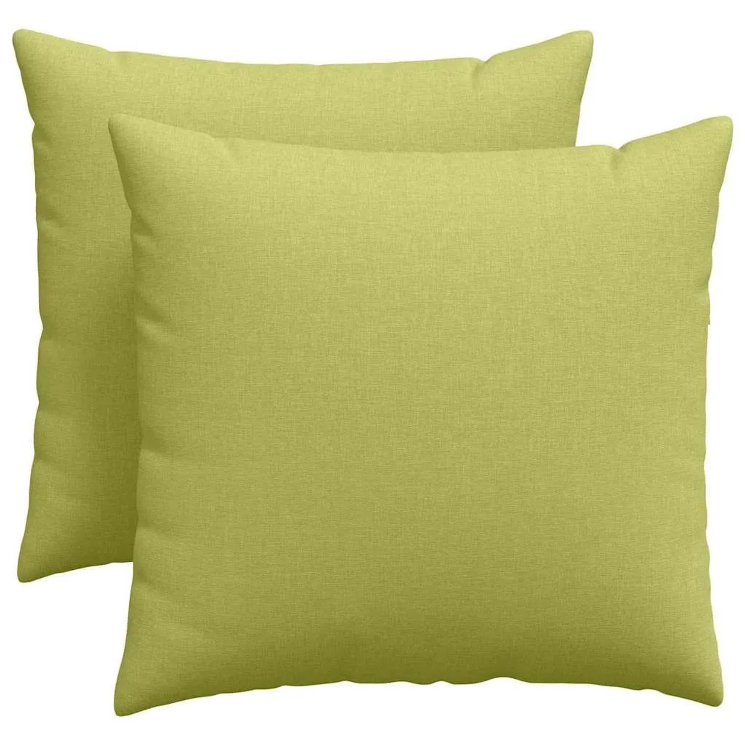 vidaXL Sofakissen 2 Stück Hellgrün 50 x 50 cm Stoff 42013964