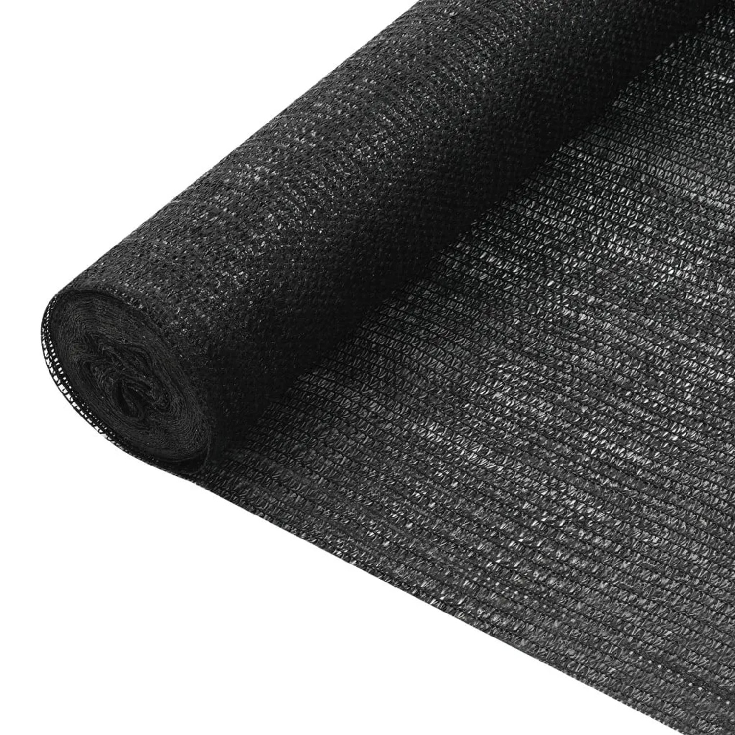 vidaXL Zaunblende Schwarz 2x10 m HDPE 75 g/m² 149329 günstig online kaufen