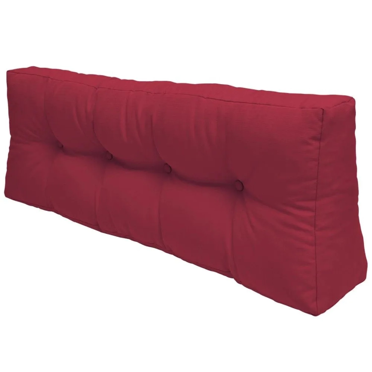Beautissu ECO Elements Palettenkissen Rücken 120x40x10cm Rot