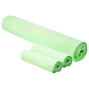 vidaXL Sporthandtuch Set 3-Tlg Grün Polyester und Polyamid 42011503