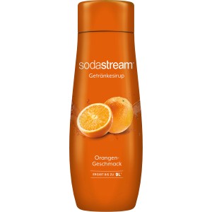 Sodastream Sirup Orange, 440ml Flasche für bis zu 9L Erfrischungsgetränk.