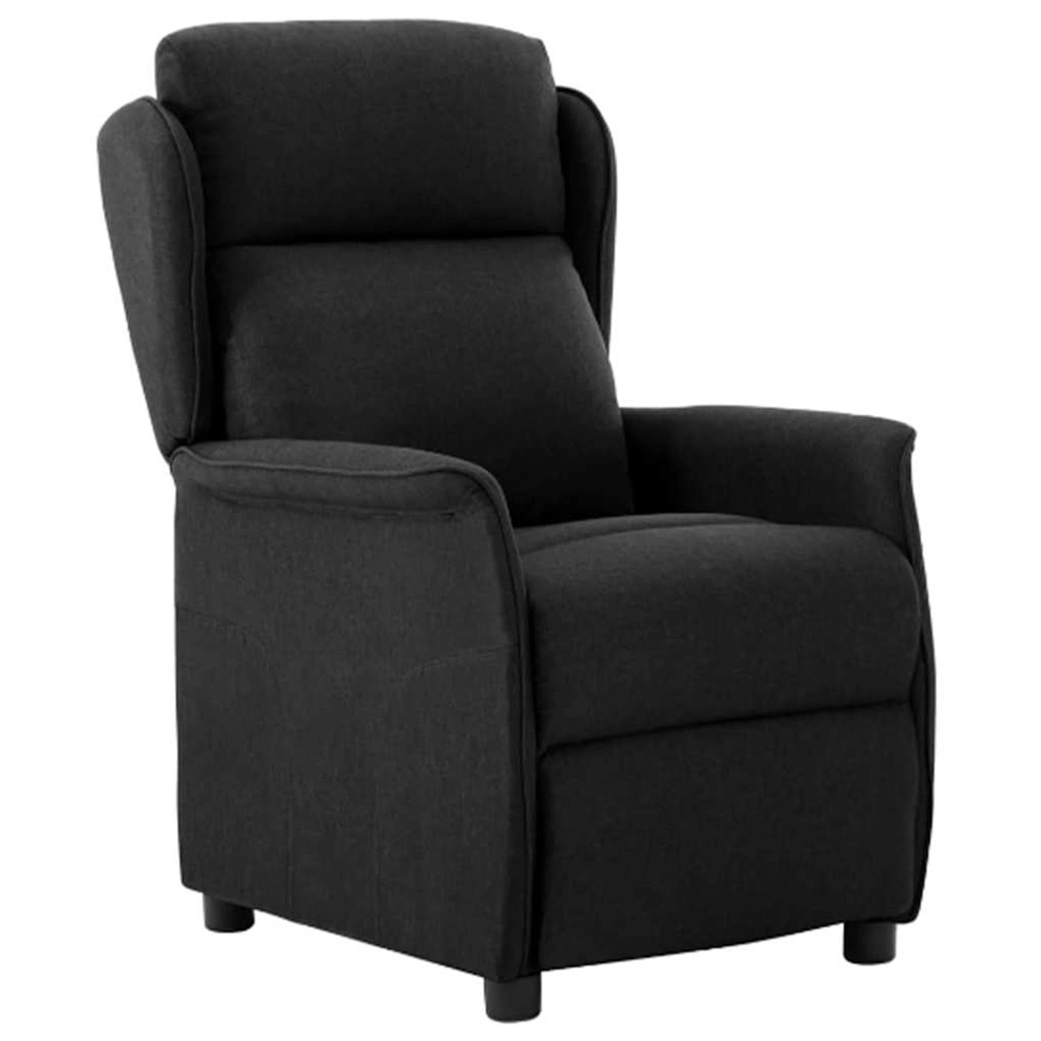 vidaXL Relaxsessel Schwarz 67,5 x 93,5 x 101,5 cm Stoff 340154 günstig online kaufen