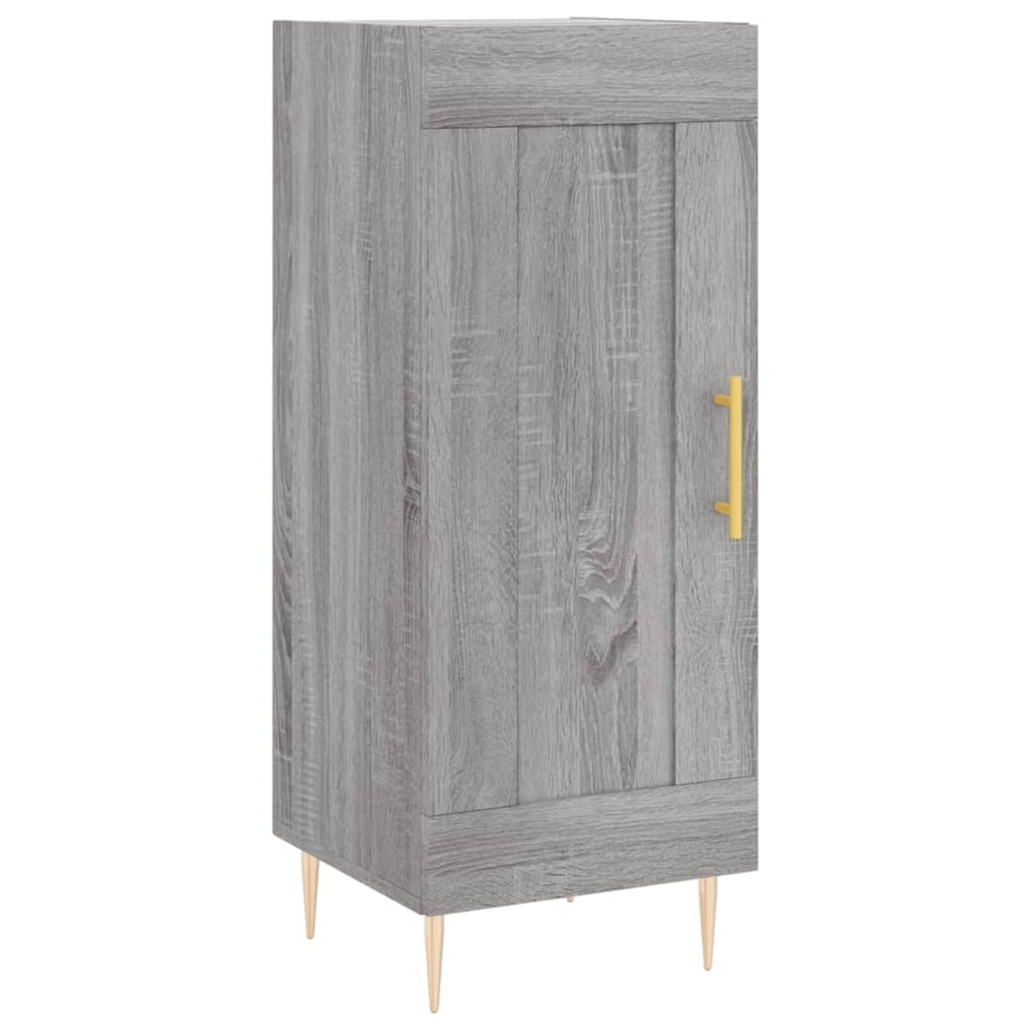 vidaXL Sideboard Grau Sonoma 34,5x34x90 cm Holzwerkstoff 830434 günstig online kaufen