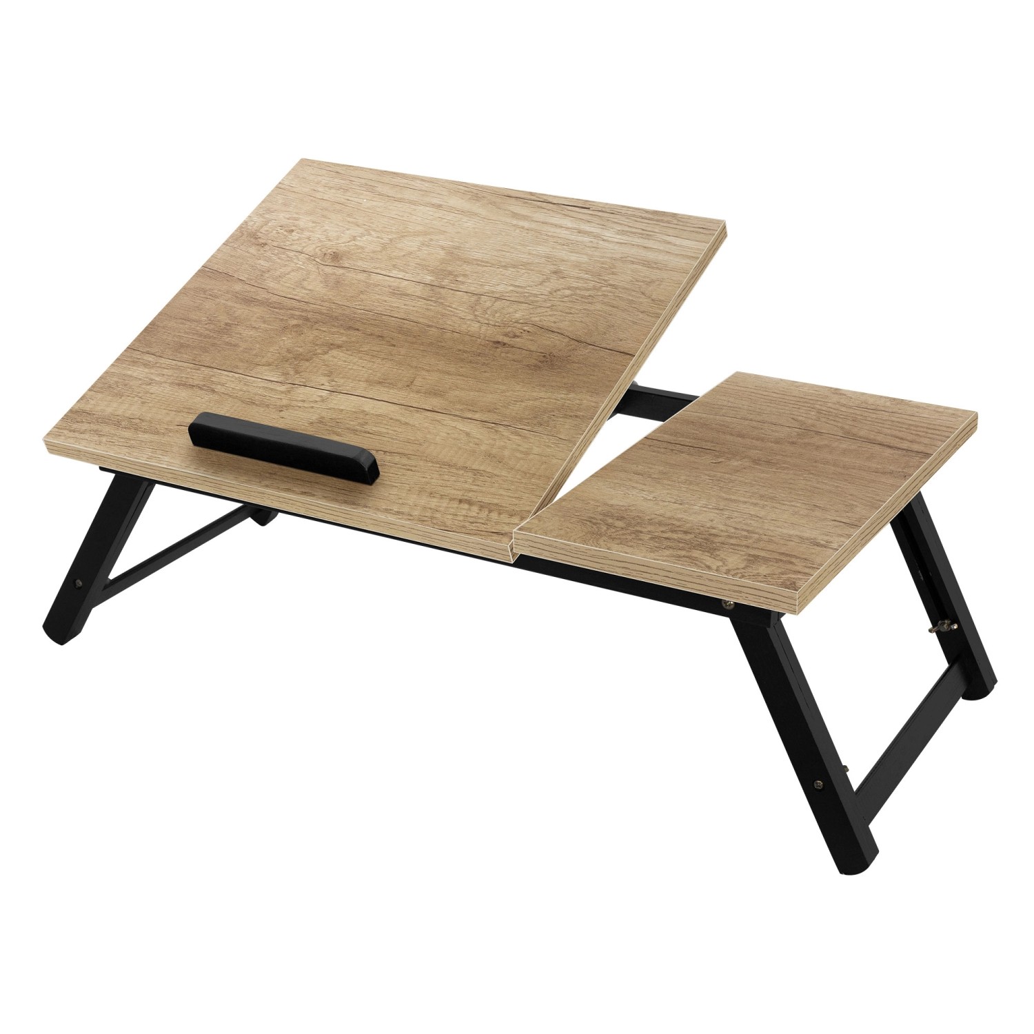 ML-Design Laptoptisch Eiche Holz Höhenverstellbar Klappbare Beine
