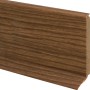 Kernsockelleiste 60 Walnuss, 15x60x2550 mm, für perfekten Wandabschluss.