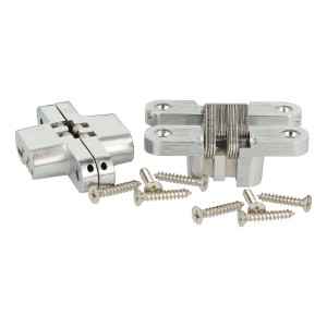 SOTECH 1 Paar Einfrässcharnier VICI 70 x 16 mm Öffnungswinkel 180 Grad für Möbeltüren Truhen Klapptische