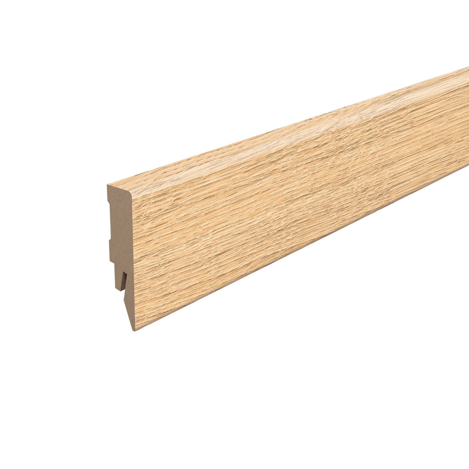 Egger Sockelleiste L699 Kubisch für Fußboden Nord 6 cm Eiche Sand günstig online kaufen