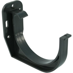 Marley Rinnenhalter RG 100, Anthrazit, aus Kunststoff zur Befestigung von Dachrinnen.