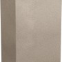 Lechuza Canto Stone high 40 Pflanzgefäß in Sandbeige, hohe Pflanzsäule mit Bewässerungssystem.