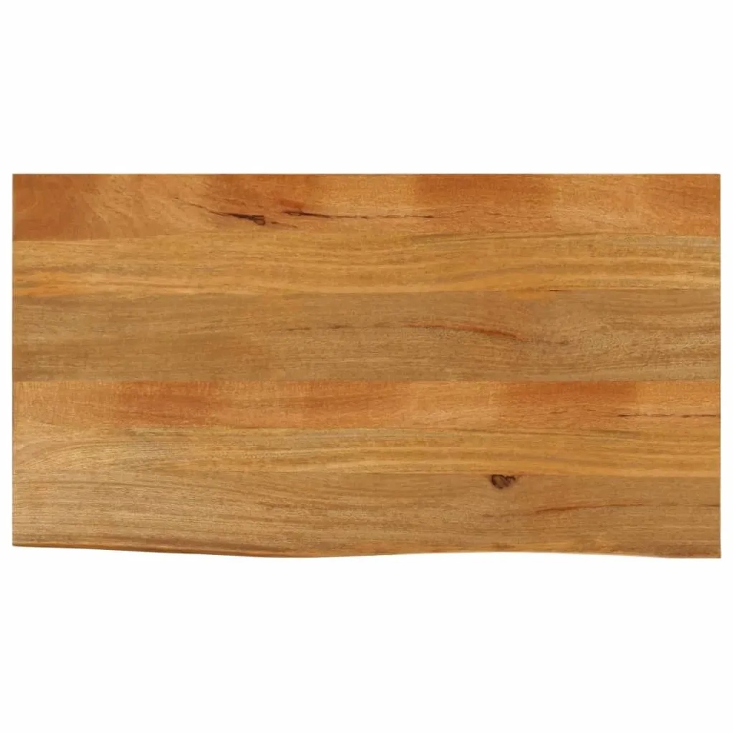 vidaXL Tischplatte mit Baumkante 120x60x2,5 cm Massivholz Mango 370552