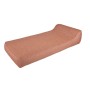 Aufblasbare Best Einzelliege Palma in Terracotta, ideal für Garten und Terrasse.