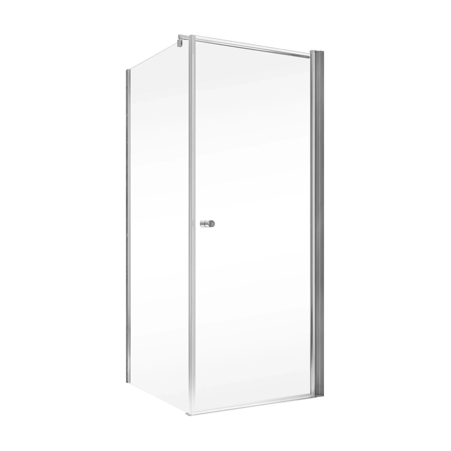 Schöner Wohnen Drehtür Gretia m. Seitenwand Chrom 90 cm x 200 cm DIN R