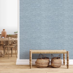 Sanders & Sanders Tapete Uni Blau 53 Cm X 10 M - 640089