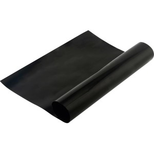 JAMESTOWN Antihaft-Grillmatten 3er-Set, schwarz, aufgerollt. Grillzubehör für fettarmes Grillen.