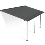 Canopia Terrassenüberdachung Capri, 610x300 cm, Anthrazit Grau. Moderne Überdachung für Terrasse und Garten.