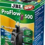 Verpackung der JBL Aquarium-Tauchpumpe ProFlow t500. Kompakte Pumpe für Aquarien und Terrarien.