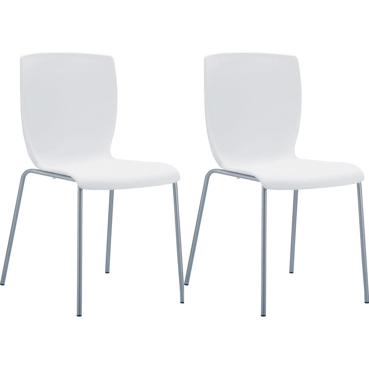 CLP 2er Set Stühle Mio Weiß