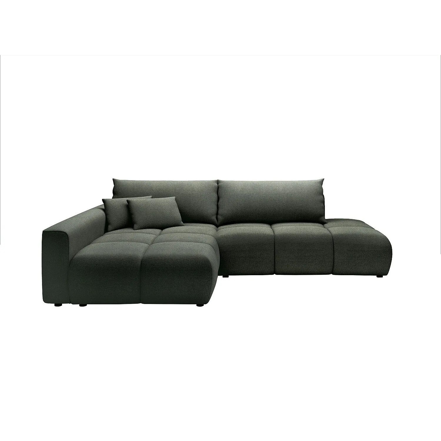 Vente-unique Schlafsofa Minturno Tannengrün 282 cm