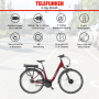 Telefunken City E-Bike RC845, 28 Zoll, mit Frontmotor und 7-Gang Nabenschaltung.