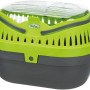 Trixie Transportbox Pico, 23x16x17cm, grün/grau, für Kleintiere. Optimale Luftzirkulation.