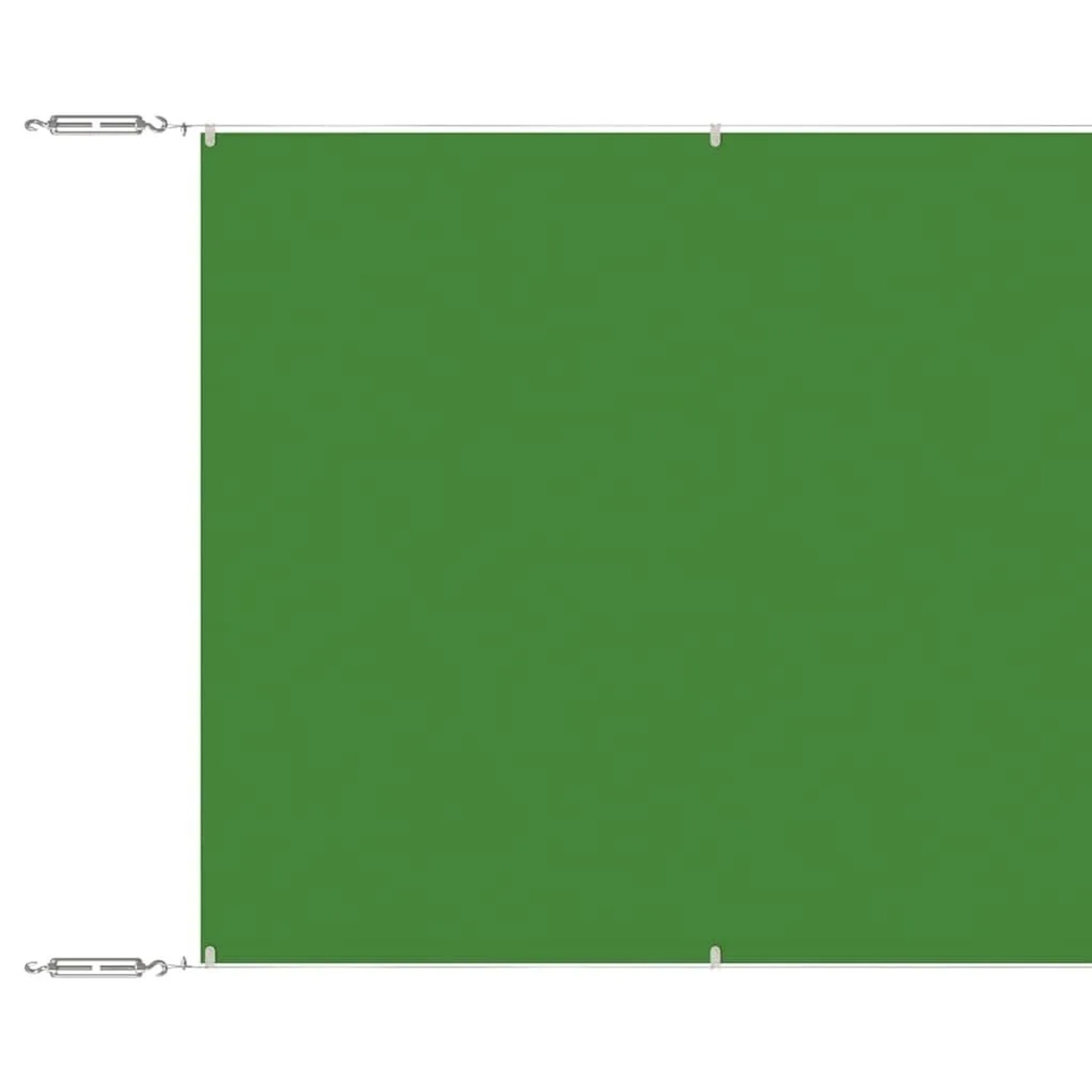 vidaXL Senkrechtmarkise Hellgrün 140x800 cm Oxford-Gewebe 148315