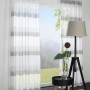 Gardinia Gardinenstange Industrial Home, silber, 240 cm mit Vorhang im Raum.
