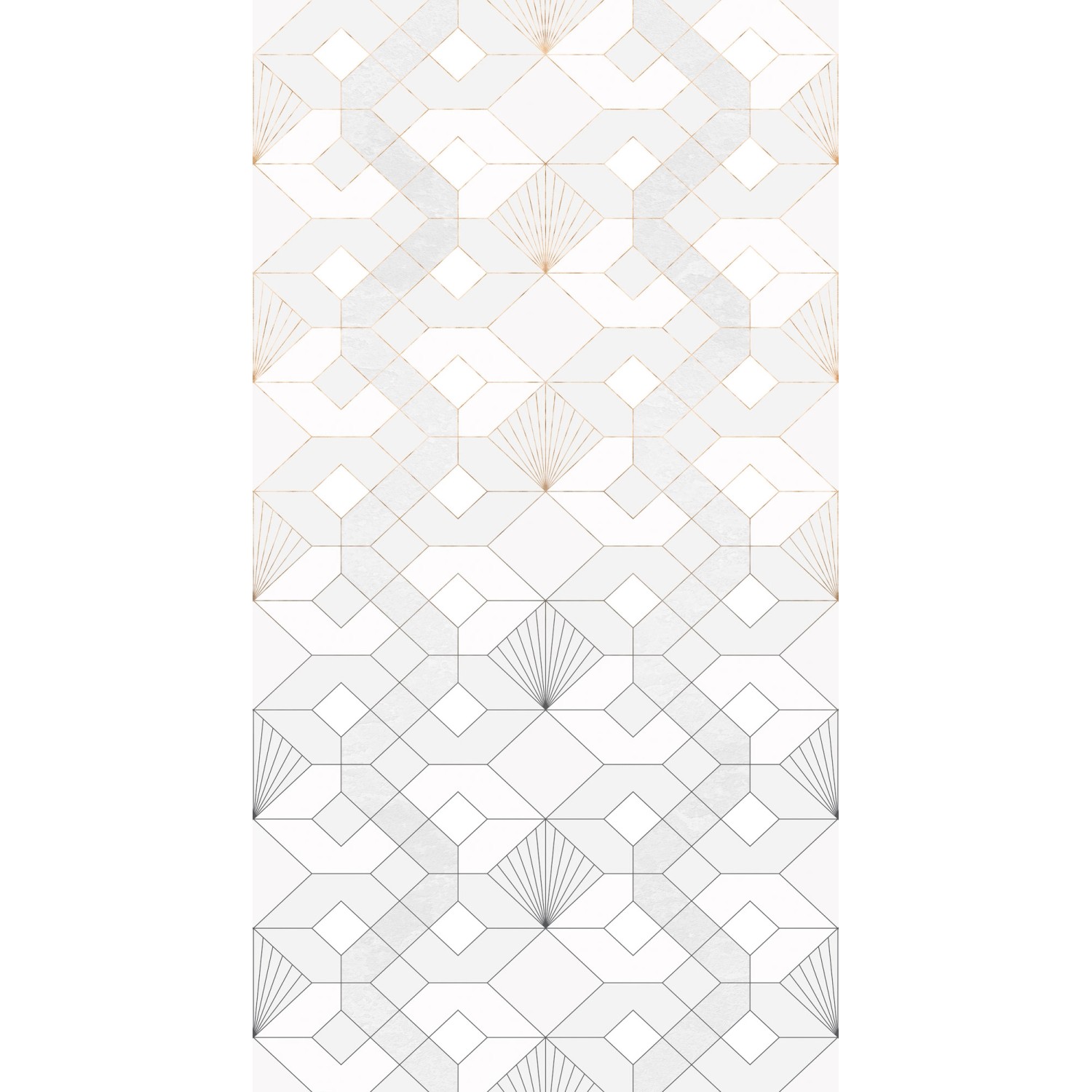 Sanders & Sanders Fototapete Muscheln Burgunderrot und Gold 150 x 280 cm 61 günstig online kaufen