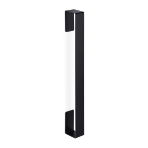 Relaxdays Handtuchhalter Edelstahl Schwarz Selbstklebend ohne Bohren 45 cm x 4 cm x 6 cm 0,45 kg