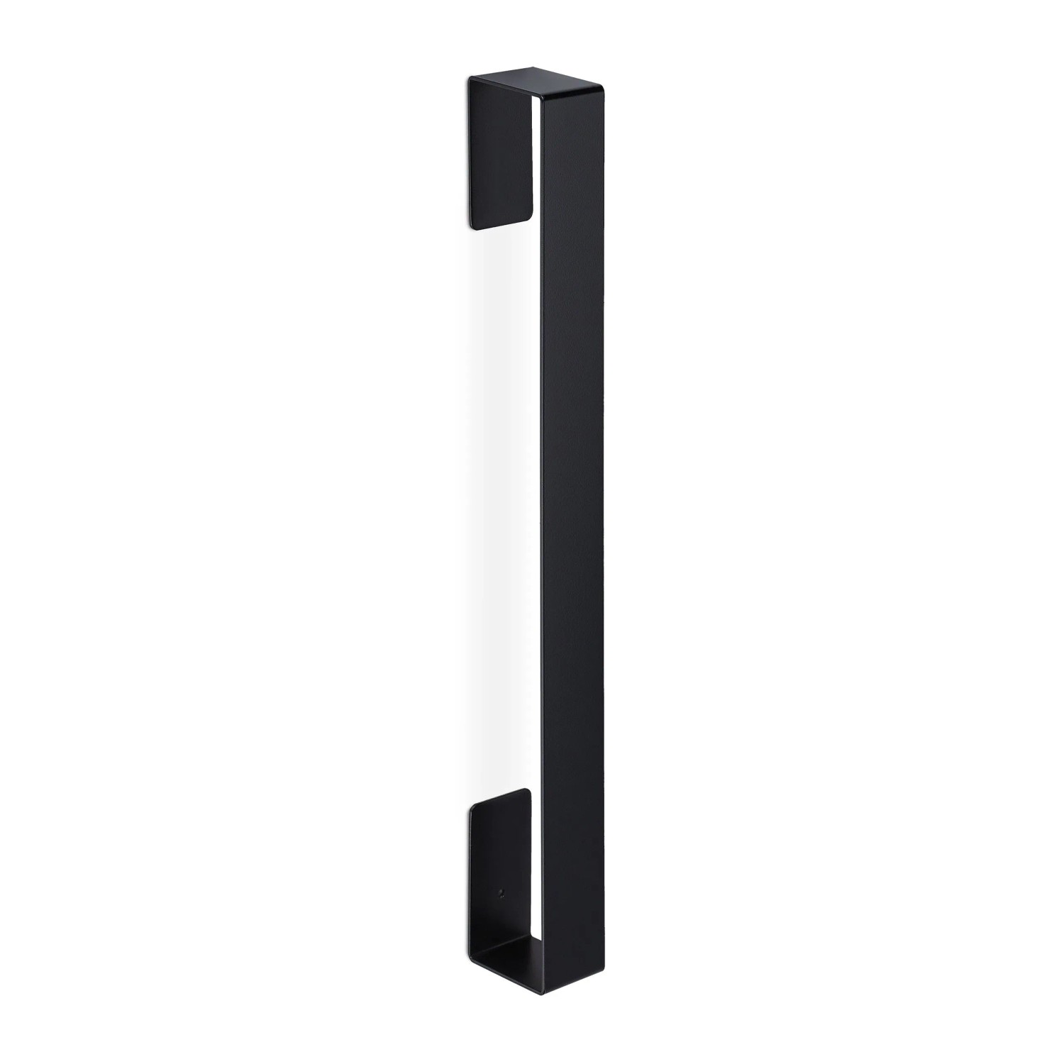 Relaxdays Handtuchhalter Edelstahl Schwarz Selbstklebend ohne Bohren 45 cm x 4 cm x 6 cm 0,45 kg