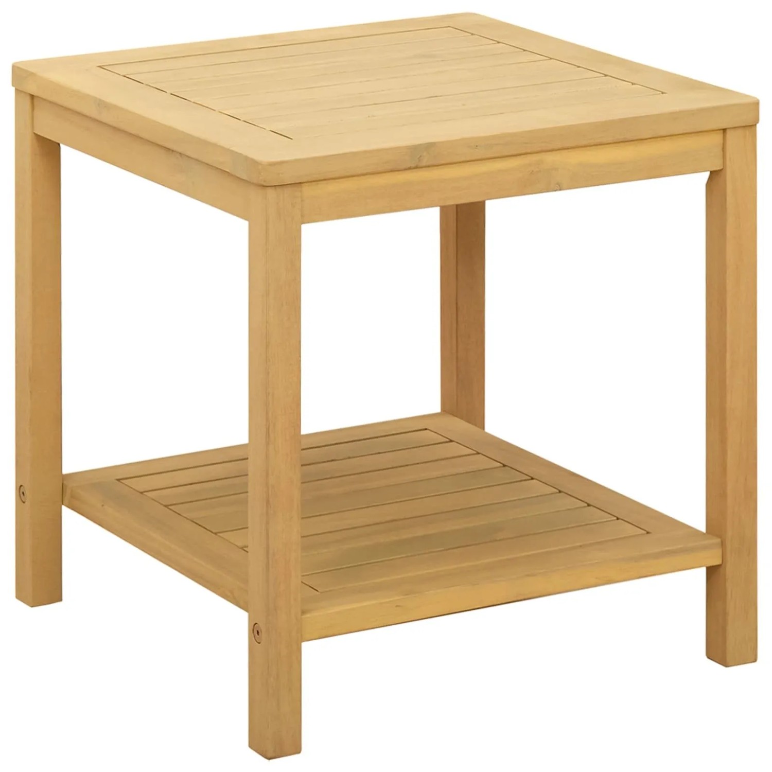 vidaXL Beistelltisch Öl-Natur 45 x 45 x 45 cm Massivholz Akazie 42026786