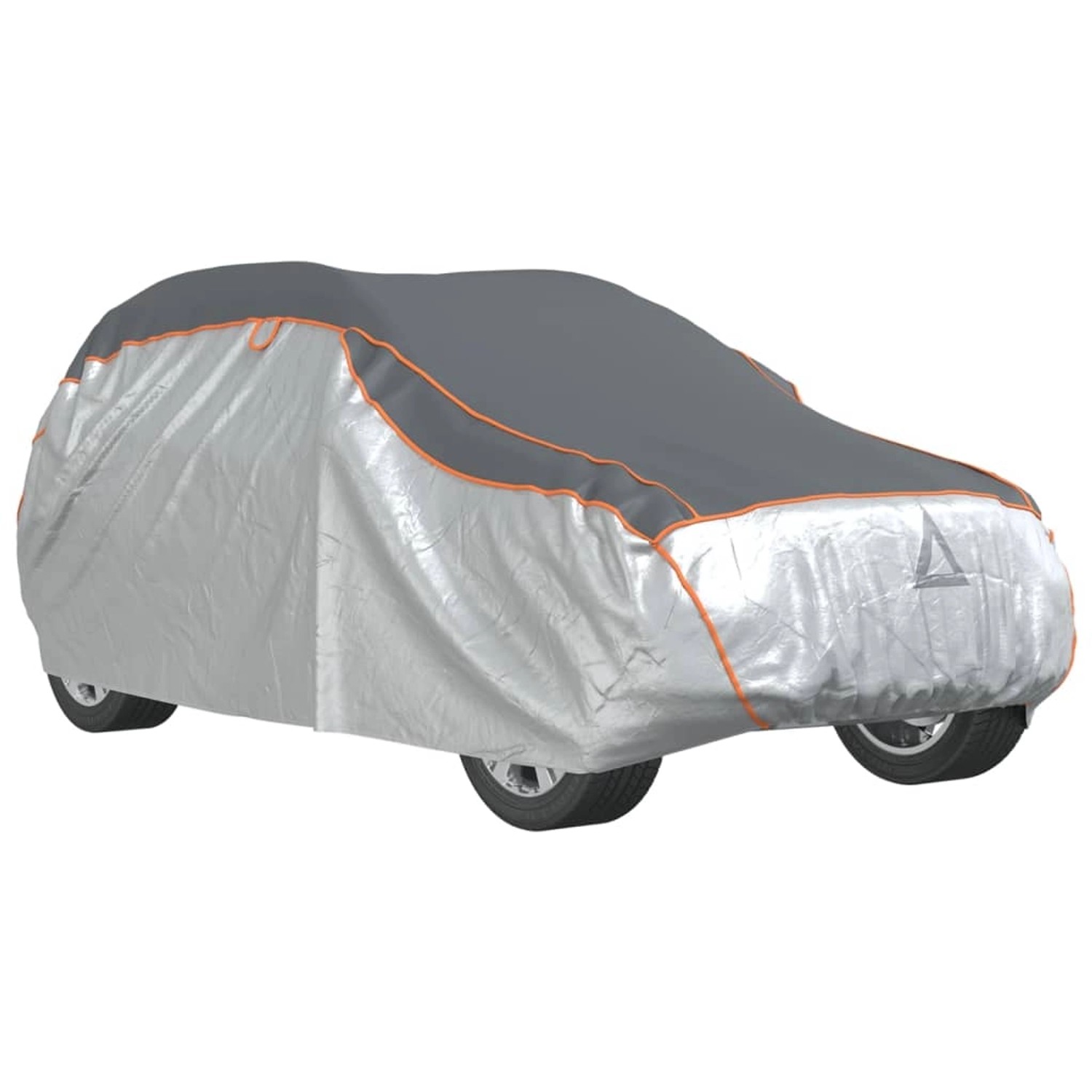 vidaXL Autoabdeckung für SUV Hagelschutz Voll L Grau & Silbern 2158867