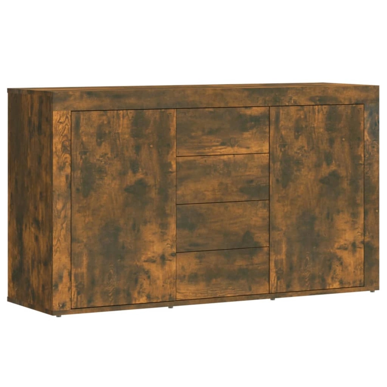vidaXL Sideboard Räuchereiche 120x36x69 cm Holzwerkstoff 815492 günstig online kaufen