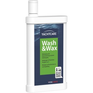 Yachtcare Wash & Wax 500ml: Mildes Waschkonzentrat für Boote, reinigt und konserviert Oberflächen.