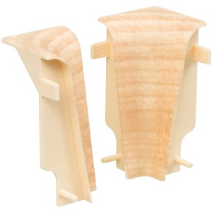 Living by Haro Innenecken Ahorn, 2 Stück, für Sockelleisten, Zubehör für Laminat & Parkett.