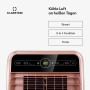 Klarstein Metrobreeze New York Smart 12k Klimaanlage in Roségold-Metallic mit digitalem Display.