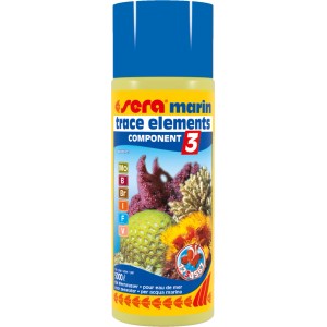 Sera Marin Component 3: Salzwasseraufbereiter mit Spurenelementen für Aquarien.