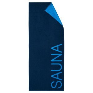 Dyckhoff Saunatuch Doubleface Blau 80 x 200 cm