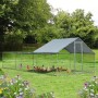 Costway Freilaufgehege Hühnerhaus mit Dach & Tür & Riegel 3 x 6 m_3