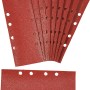 LUX Schleifstreifen K240, 93x230mm, gelocht, für Schwingschleifer, 10 Stück