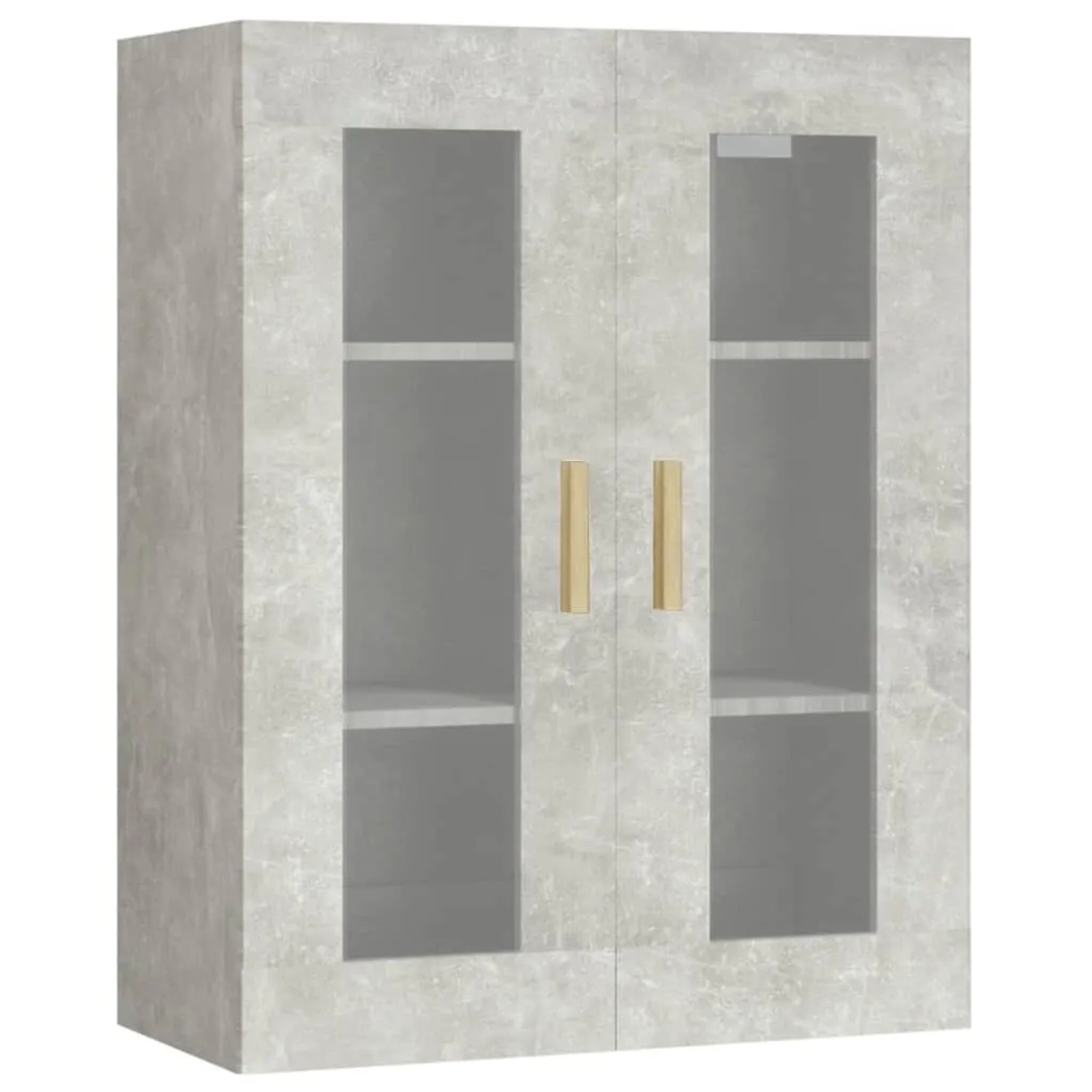 vidaXL Hängeschrank Betongrau 69,5x34x90 cm 812280