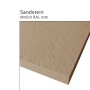 Detailaufnahme der Breuer Duschwanne Modern Line in Sandsteinoptik, quadratisch, 90x90 cm.