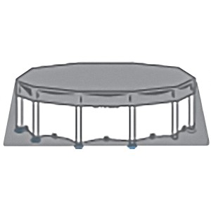 Intex Frame Pool Ultra Rondo XTR, Ø 610 cm, mit Stahlrahmen und Abdeckung.