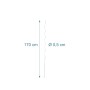 Relaxdays Tomaten Spiralstab Stahl Silber Verzinkt 10er Pack 170 cm_4