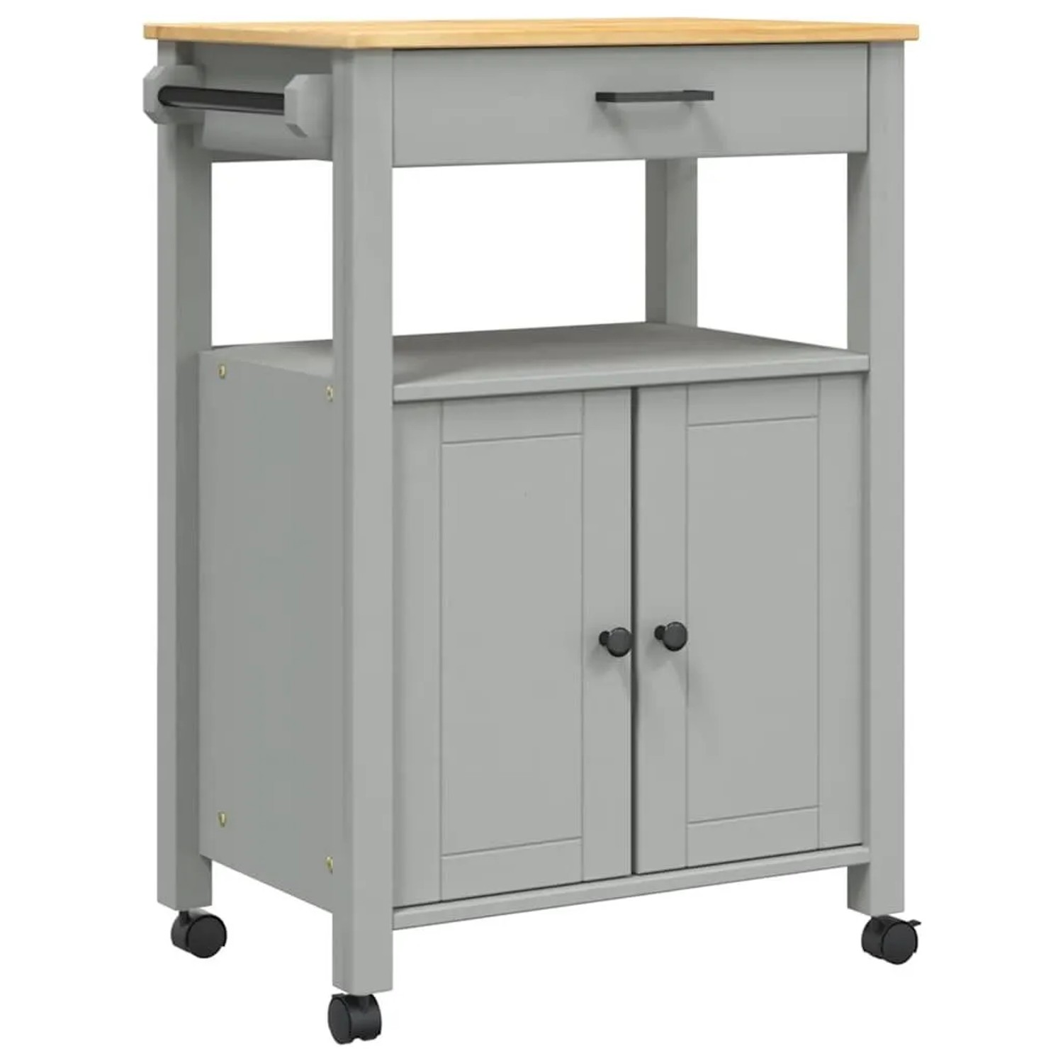 vidaXL Küchenwagen MONZA 60x40x88,5 cm Massivholz Kiefer 376098